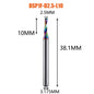 1pc AAAAA Single Flute Carbide Spiral End Mill 3.175 ,4,5,6mm Aluminum Milling Cutter Engraving Woodworking Acrylic DLC Coating