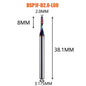 1pc AAAAA Single Flute Carbide Spiral End Mill 3.175 ,4,5,6mm Aluminum Milling Cutter Engraving Woodworking Acrylic DLC Coating