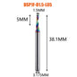 1pc AAAAA Single Flute Carbide Spiral End Mill 3.175 ,4,5,6mm Aluminum Milling Cutter Engraving Woodworking Acrylic DLC Coating