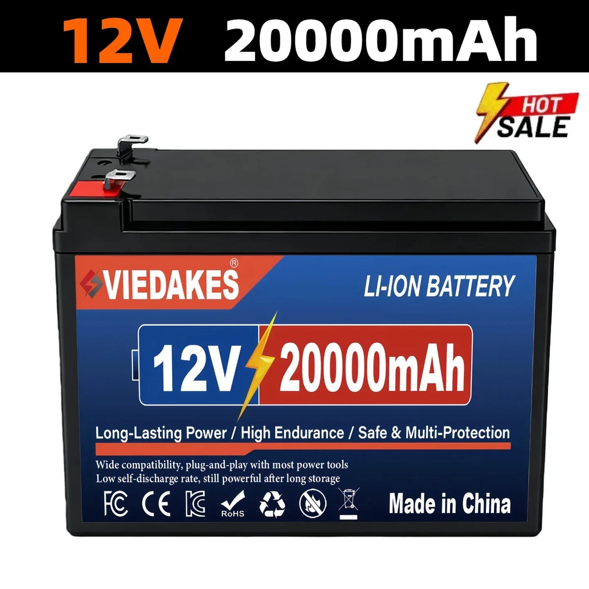 12V Battery Pack Rechargeable LiFePO4 3S7P 18650 100000mAh with BMS & Charger DIY Solar Lithium Battery Grade A