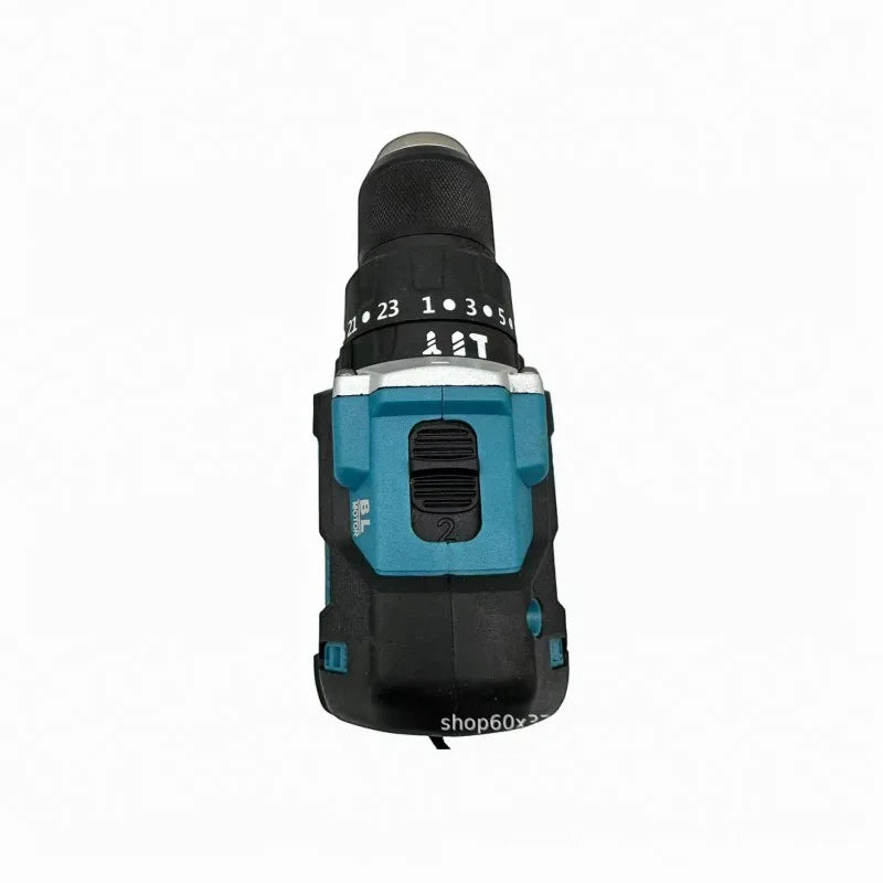 Portable Professional Industrial 10mm 21V Li-Ion Battery Chargeable Cordless Electric Drill Brushless Motor Variable Drilling