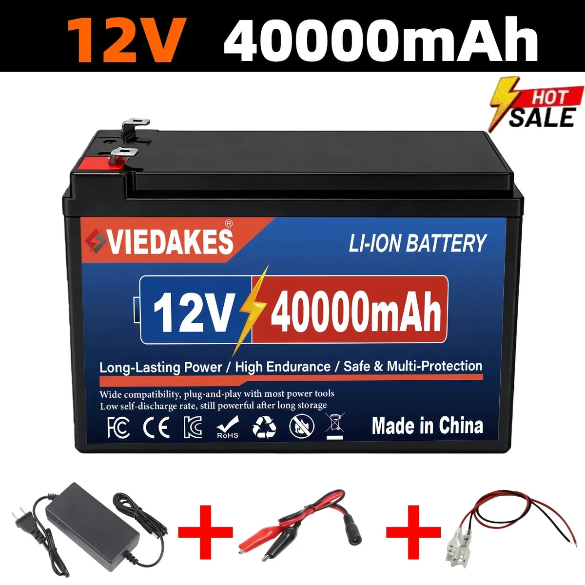 100Ah 12V 3S7P High Capacity Battery Pack, for Kids ATV Power Wheels, Flat Voltage Discharge Curve No Memory Effect