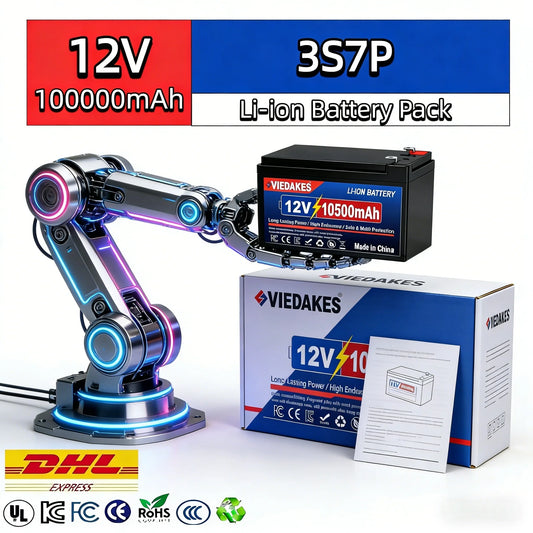 100Ah 12V 3S7P High Capacity Battery Pack, for Kids ATV Power Wheels, Flat Voltage Discharge Curve No Memory Effect