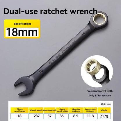 DGEV Universal Torx Wrench Adjustable Torque 8-19mm Ratchet Spanner for Bicycle Motorcycle Car Repair Tools Mechanical Tool