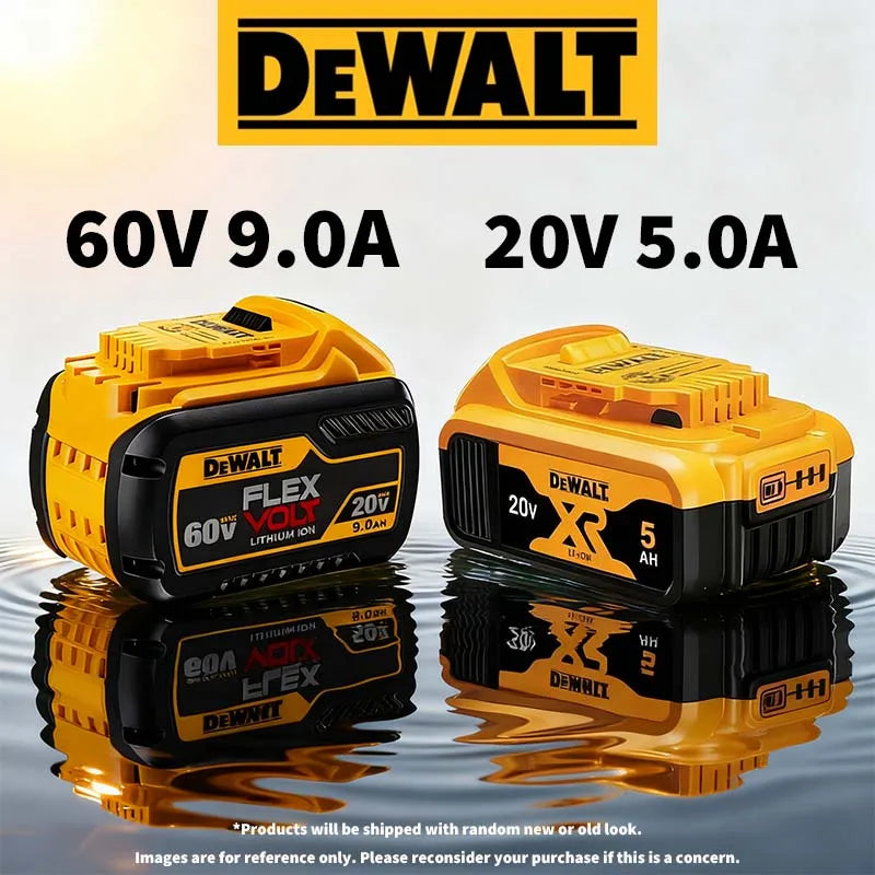 100% Original Dewalt 60V 9.0Ah Battery 18650 ‌Li-Ion 18V/20V 5.0Ah 6.0Ah Power Tool Battery High Power Rechargeable Battery