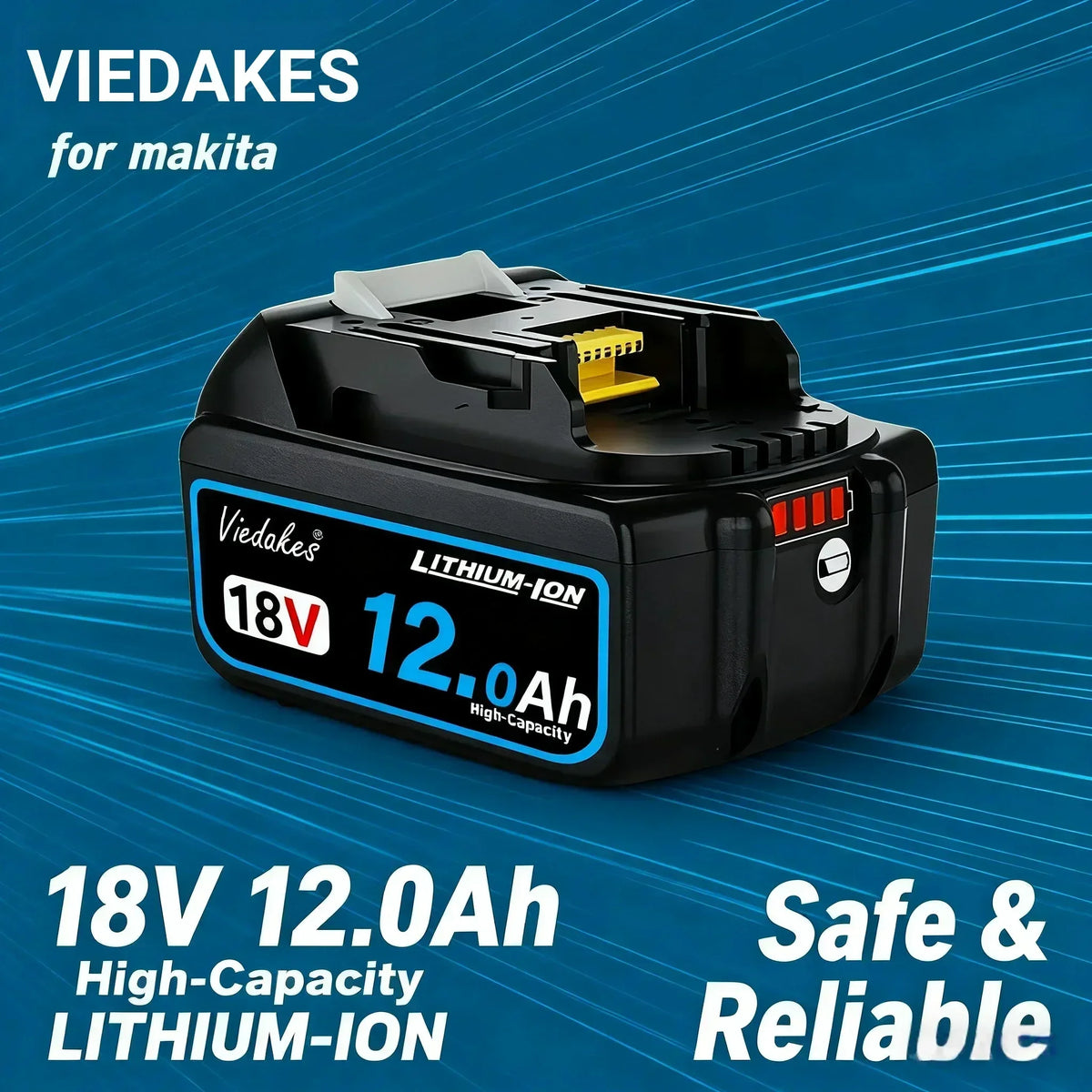 Original for Makita 18V Battery BL1840 BL1830B BL1850B BL1850 BL1860 BL1815 Replacement Lithium Battery