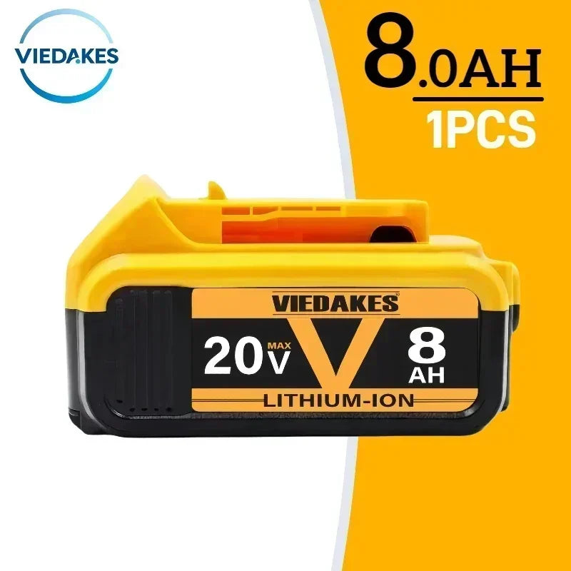 Replacement 20V 12.0Ah Lithium Battery for Dewalt DCD790 DCB200 Cordless Drill Impact Wrench Screwdriver Rechargeable Battery