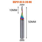1pc AAAAA Single Flute Carbide Spiral End Mill 3.175 ,4,5,6mm Aluminum Milling Cutter Engraving Woodworking Acrylic DLC Coating