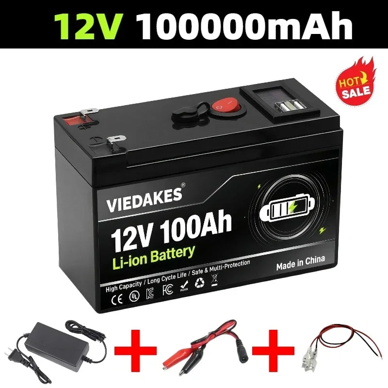 12.6V 3S7P Battery Pack 24Ah 18650 Rechargeable Battery with XT60 Plug for Electric Scooter LED Light Long Cycle Life