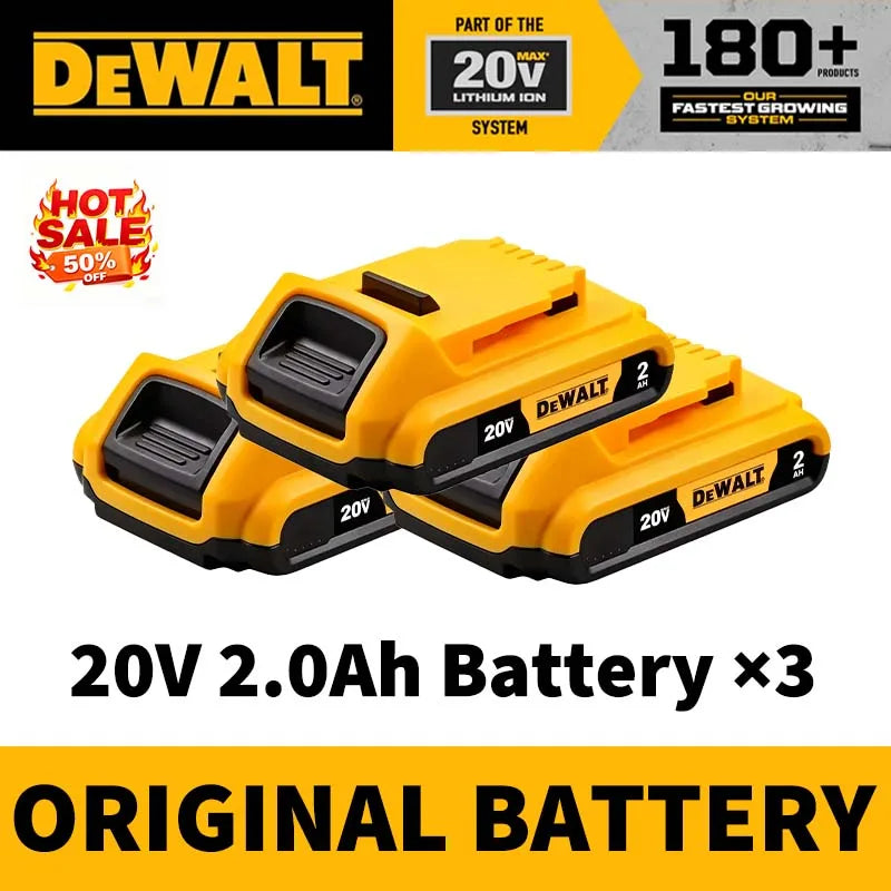 DEWALT Power 18V/20V 2.0Ah 5.0Ah 6.0Ah 9.0Ah Power Tools Battery Charger Combo DCB200,DCB202,DCB205,DCB206,DCB209,DCB184