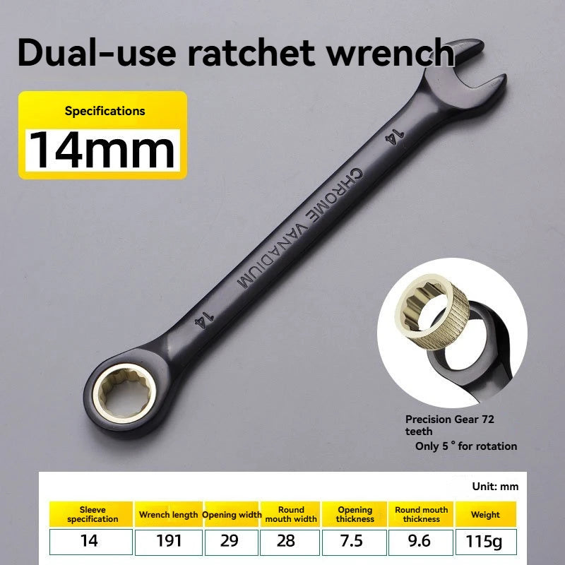 DGEV Universal Torx Wrench Adjustable Torque 8-19mm Ratchet Spanner for Bicycle Motorcycle Car Repair Tools Mechanical Tool