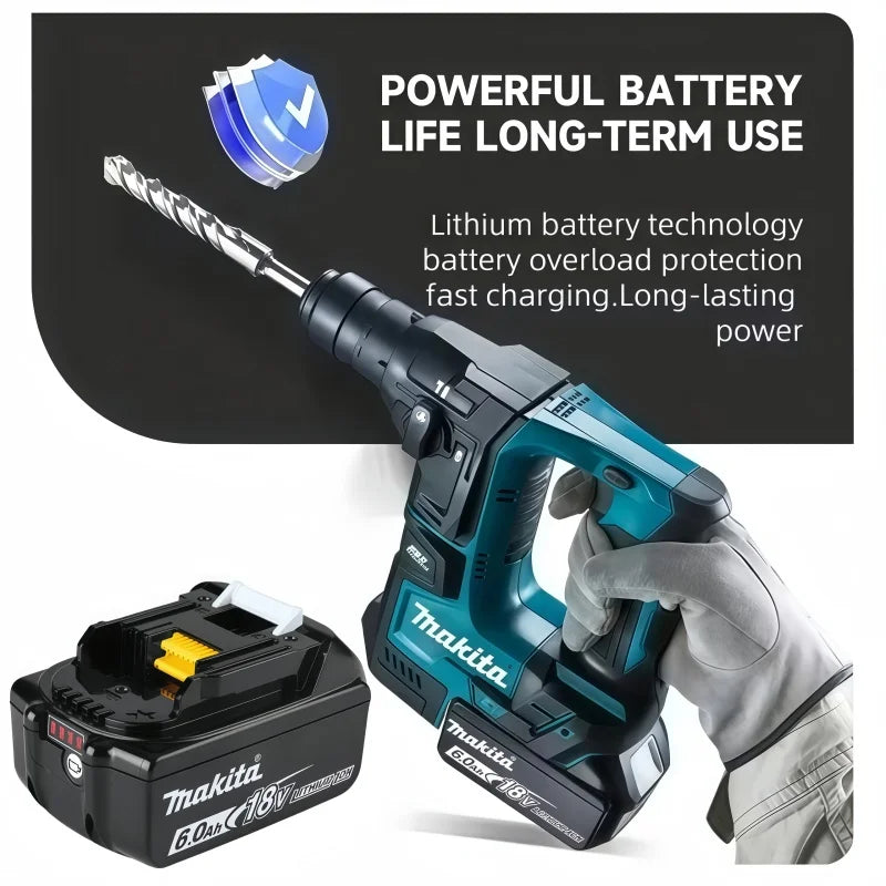 100% Genuine Original BL1860B 18V 6Ah Lithium Battery for BL1850B BL1840B Cordless Drill Impact Wrench Driver Power Tools