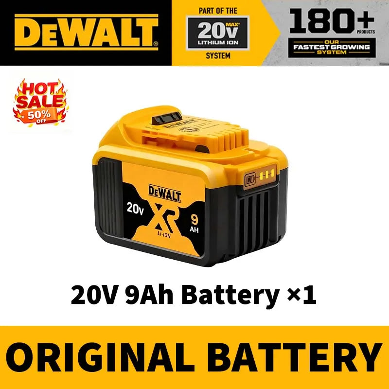 DEWALT 20V Max 2/5/6/9Ah Battery Charger Combo Li-Ion XR Series for Power Tools Battery DCB200,DCB202,DCB205,DCB206
