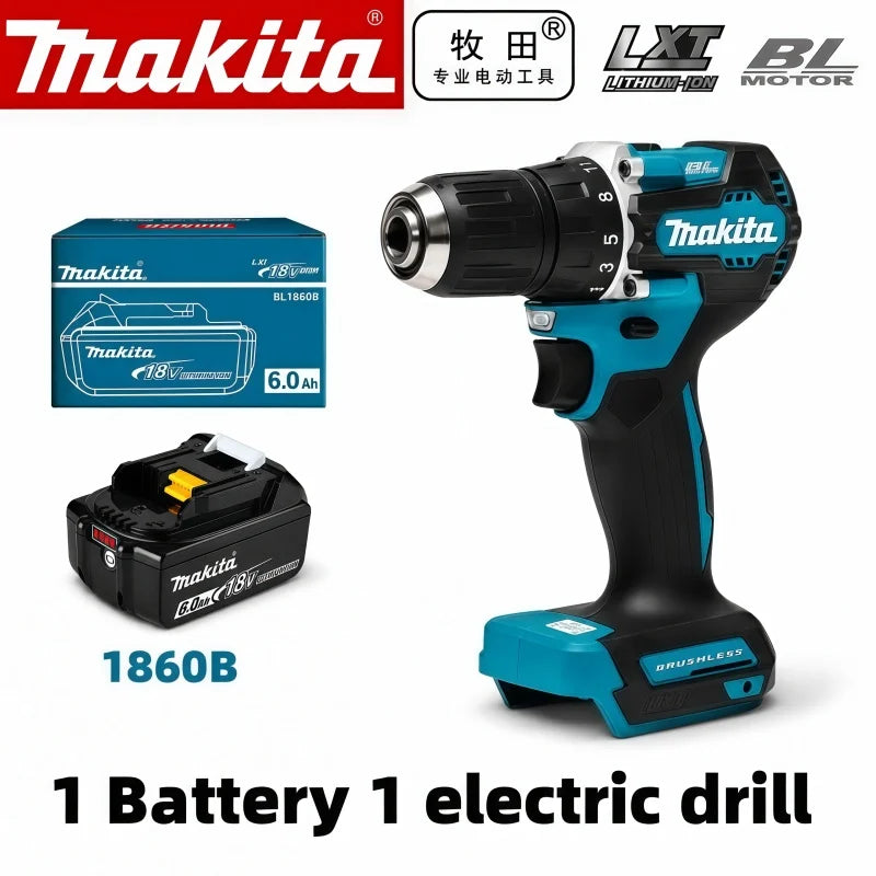 100% Genuine Original BL1860B 18V 6Ah Lithium Battery for BL1850B BL1840B Cordless Drill Impact Wrench Driver Power Tools