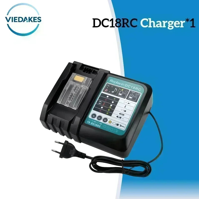 for Makita 18V 6.0/8.0/10.0/12.0Ah Battery - BL1860 Fast-Charging 3000+ Cycles for LXT Tools