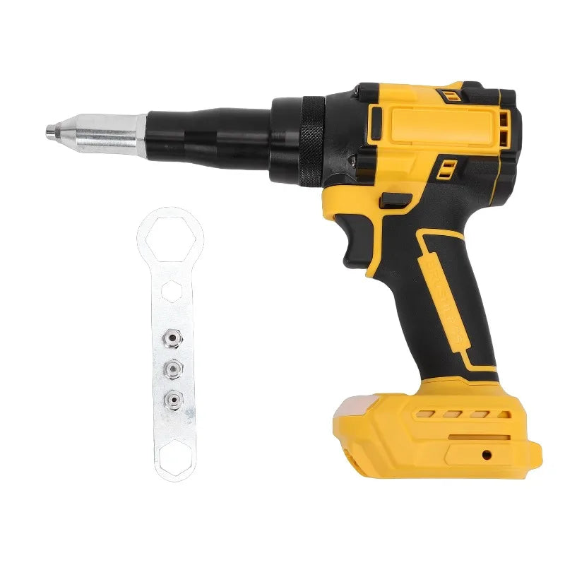 Cordless Brushless Automatic Riveter | Dual Speed | For Dewalt 20V DCB180/200/201/203 | LED Light