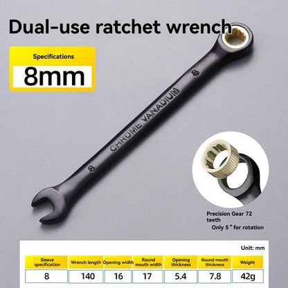 DGEV Universal Torx Wrench Adjustable Torque 8-19mm Ratchet Spanner for Bicycle Motorcycle Car Repair Tools Mechanical Tool