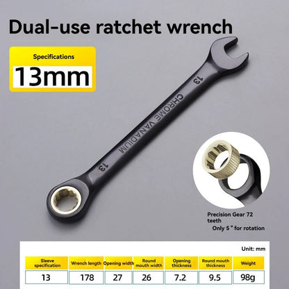 DGEV Universal Torx Wrench Adjustable Torque 8-19mm Ratchet Spanner for Bicycle Motorcycle Car Repair Tools Mechanical Tool