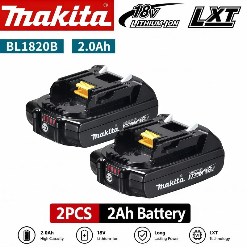100% Genuine Original BL1860B 18V 6Ah Lithium Battery for BL1850B BL1840B Cordless Drill Impact Wrench Driver Power Tools