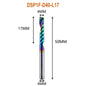 1pc AAAAA Single Flute Carbide Spiral End Mill 3.175 ,4,5,6mm Aluminum Milling Cutter Engraving Woodworking Acrylic DLC Coating