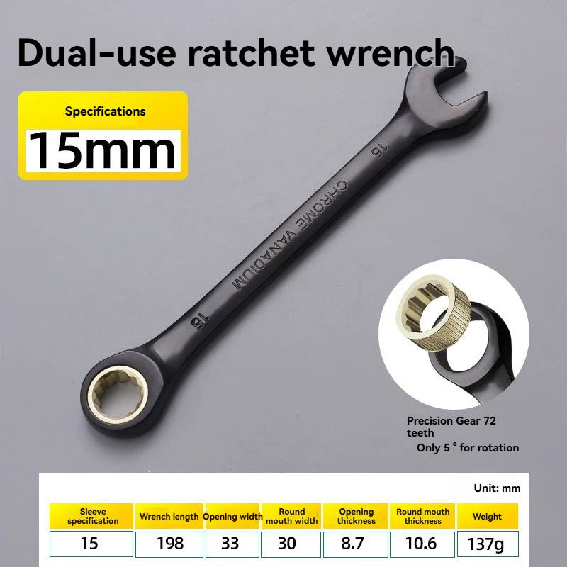 DGEV Universal Torx Wrench Adjustable Torque 8-19mm Ratchet Spanner for Bicycle Motorcycle Car Repair Tools Mechanical Tool