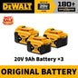 100% Original Dewalt 60V 9.0Ah Battery 18650 ‌Li-Ion 18V/20V 5.0Ah 6.0Ah Power Tool Battery High Power Rechargeable Battery