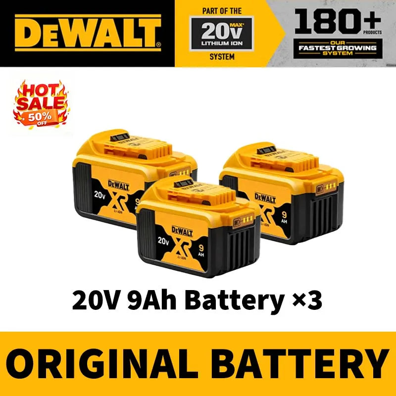 DEWALT Power 18V/20V 2.0Ah 5.0Ah 6.0Ah 9.0Ah Power Tools Battery Charger Combo DCB200,DCB202,DCB205,DCB206,DCB209,DCB184