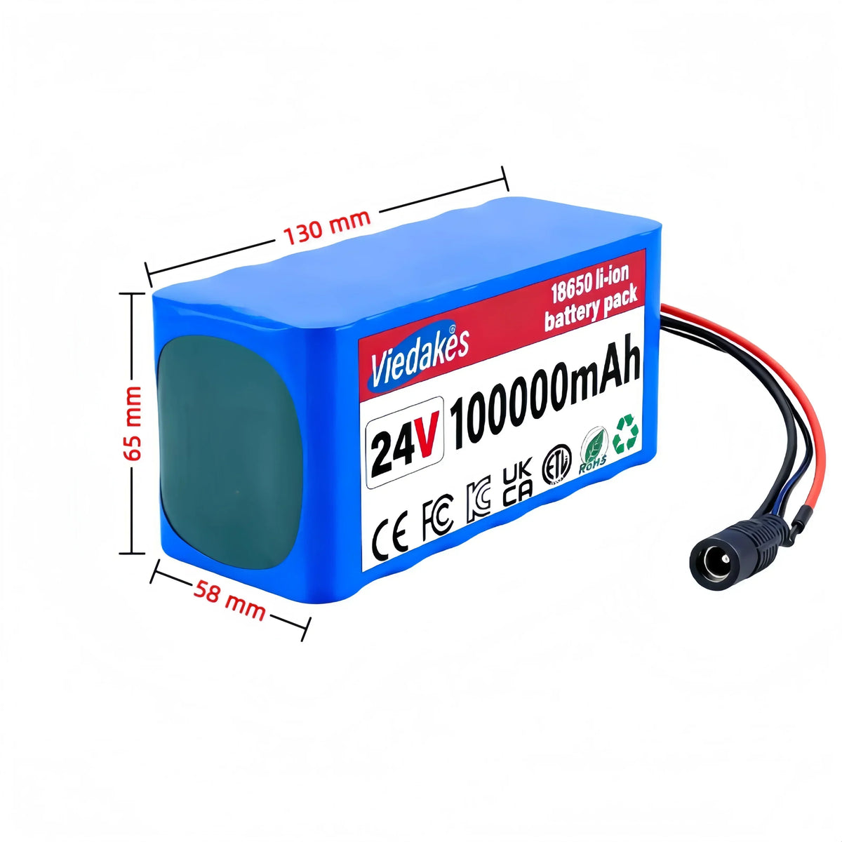 29.4V 100000mAh 7S3P Li-ion Battery Pack 18650 with BMS for 24V-29.4V Electric Motor Scooter