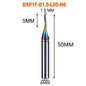 1pc AAAAA Single Flute Carbide Spiral End Mill 3.175 ,4,5,6mm Aluminum Milling Cutter Engraving Woodworking Acrylic DLC Coating