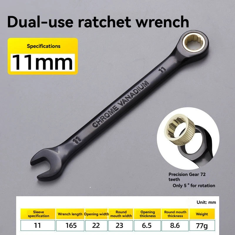 DGEV Universal Torx Wrench Adjustable Torque 8-19mm Ratchet Spanner for Bicycle Motorcycle Car Repair Tools Mechanical Tool