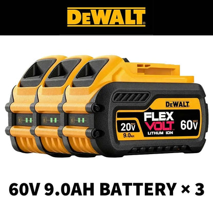 100% Original Dewalt 60V 9.0Ah Battery 18650 ‌Li-Ion 18V/20V 5.0Ah 6.0Ah Power Tool Battery High Power Rechargeable Battery