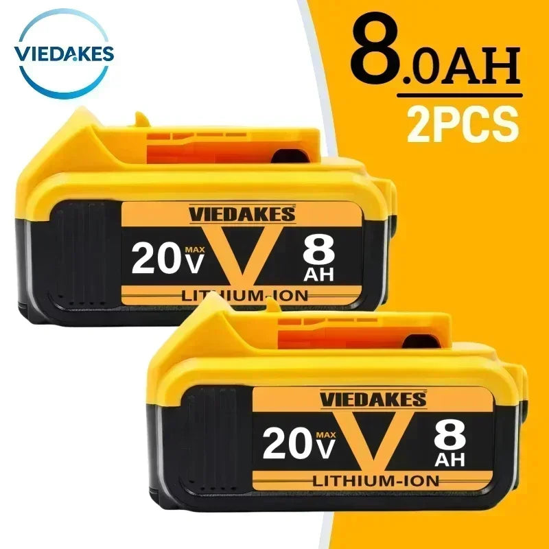 Replacement 20V 12.0Ah Lithium Battery for Dewalt DCD790 DCB200 Cordless Drill Impact Wrench Screwdriver Rechargeable Battery