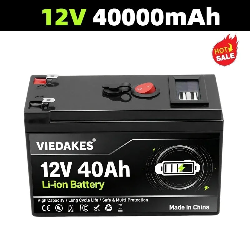 12.6V 3S7P Battery Pack 24Ah 18650 Rechargeable Battery with XT60 Plug for Electric Scooter LED Light Long Cycle Life