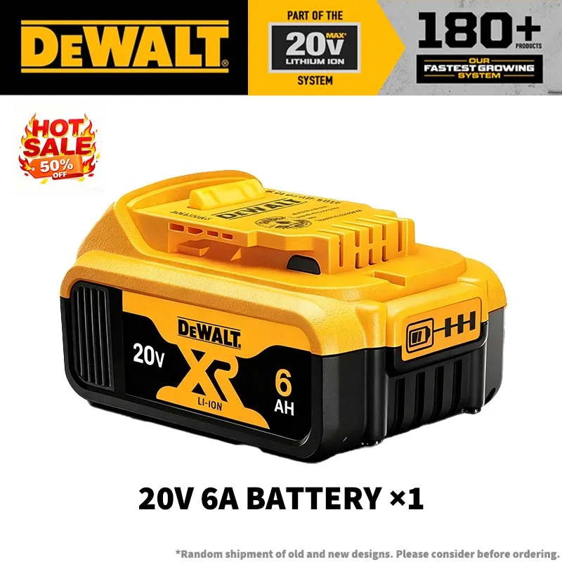 100% Original Dewalt 60V 9.0Ah Battery 18650 ‌Li-Ion 18V/20V 5.0Ah 6.0Ah Power Tool Battery High Power Rechargeable Battery