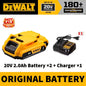 100% Original Dewalt 60V 9.0Ah Battery 18650 ‌Li-Ion 18V/20V 5.0Ah 6.0Ah Power Tool Battery High Power Rechargeable Battery