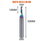 1pc AAAAA Single Flute Carbide Spiral End Mill 3.175 ,4,5,6mm Aluminum Milling Cutter Engraving Woodworking Acrylic DLC Coating