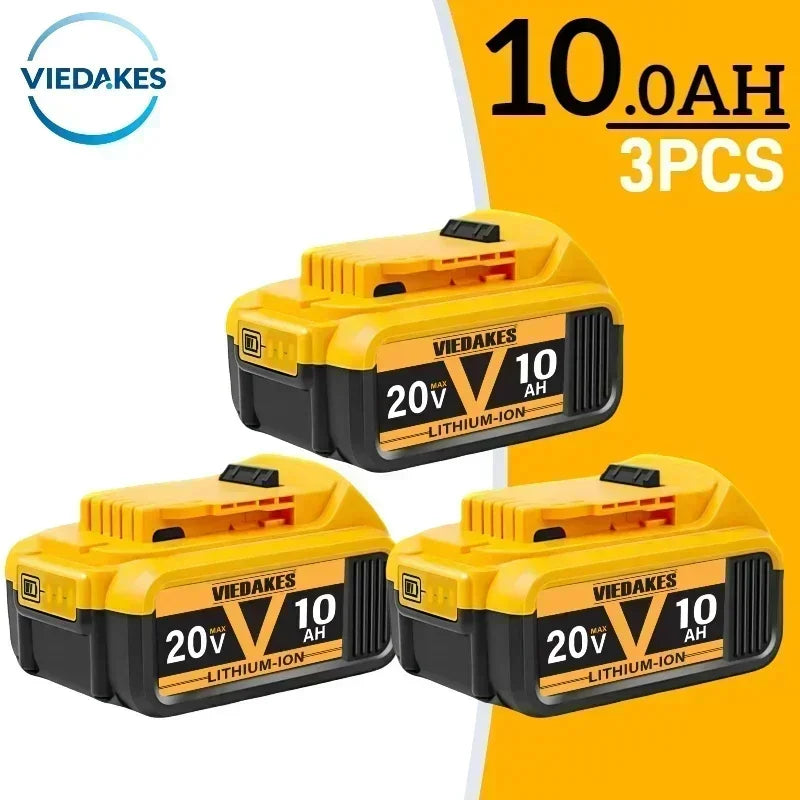 Replacement 20V 12.0Ah Lithium Battery for Dewalt DCD790 DCB200 Cordless Drill Impact Wrench Screwdriver Rechargeable Battery