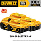 100% Original Dewalt 60V 9.0Ah Battery 18650 ‌Li-Ion 18V/20V 5.0Ah 6.0Ah Power Tool Battery High Power Rechargeable Battery