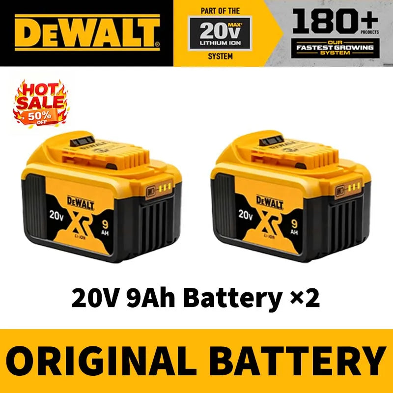 DEWALT 20V Max 2/5/6/9Ah Battery Charger Combo Li-Ion XR Series for Power Tools Battery DCB200,DCB202,DCB205,DCB206