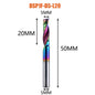 1pc AAAAA Single Flute Carbide Spiral End Mill 3.175 ,4,5,6mm Aluminum Milling Cutter Engraving Woodworking Acrylic DLC Coating