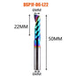 1pc AAAAA Single Flute Carbide Spiral End Mill 3.175 ,4,5,6mm Aluminum Milling Cutter Engraving Woodworking Acrylic DLC Coating