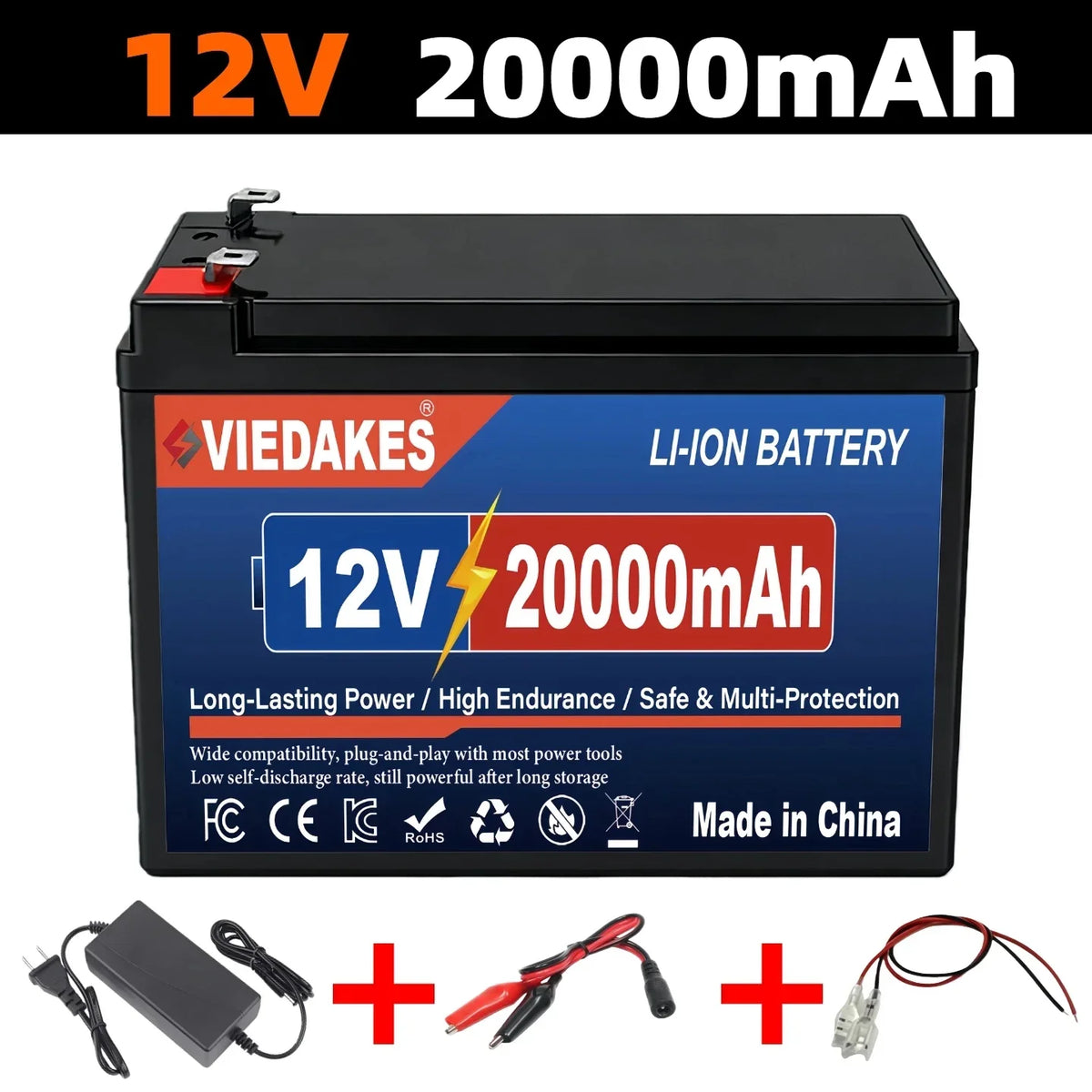 100Ah 12V 3S7P High Capacity Battery Pack, for Kids ATV Power Wheels, Flat Voltage Discharge Curve No Memory Effect