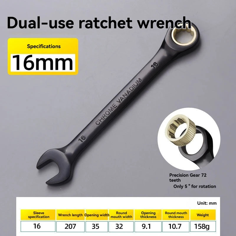 DGEV Universal Torx Wrench Adjustable Torque 8-19mm Ratchet Spanner for Bicycle Motorcycle Car Repair Tools Mechanical Tool