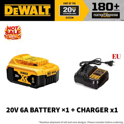 100% Original Dewalt 60V 9.0Ah Battery 18650 ‌Li-Ion 18V/20V 5.0Ah 6.0Ah Power Tool Battery High Power Rechargeable Battery