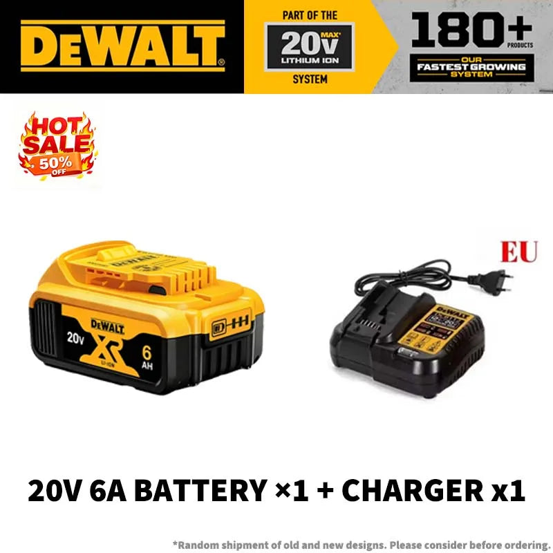DEWALT Power 18V/20V 2.0Ah 5.0Ah 6.0Ah 9.0Ah Power Tools Battery Charger Combo DCB200,DCB202,DCB205,DCB206,DCB209,DCB184