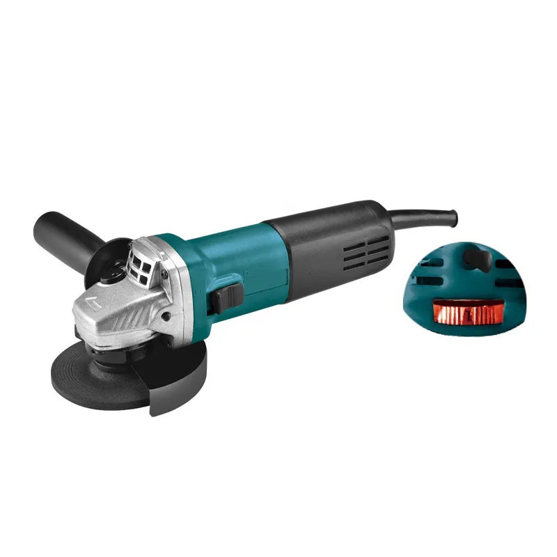 DIY Grade Cordless Electric Angle Grinder 125mm Brushless Disc Slide Trigger Switch Battery Polishing Cutting Machine